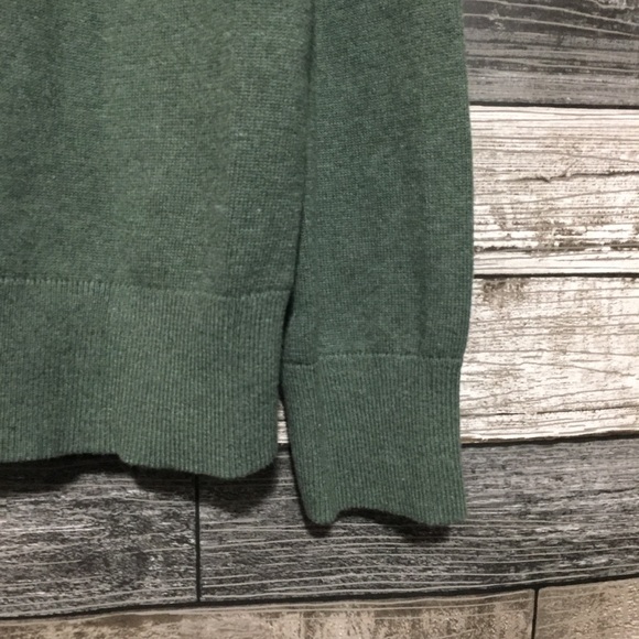 Tommy Hilfiger Sweater Men’s L Green Pullover 100% Cotton - Picture 6 of 9